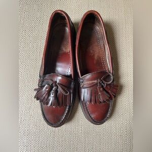 Cole Haan kiltie tassel cognac loafers Size 8